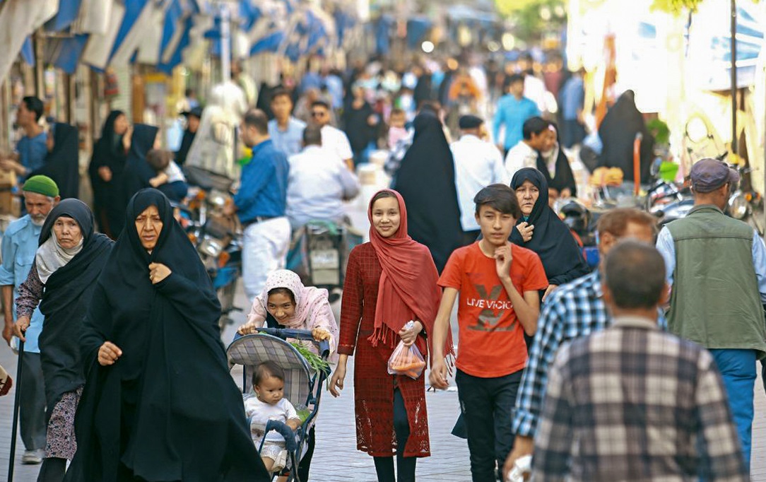 مهاجران افغانستانی در یکی از شهرهای ایران 