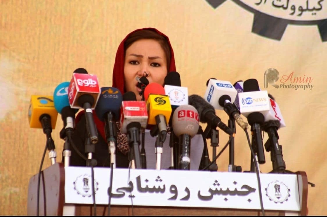 بانو لیلا محمدی در همایش جنبش روشنایی